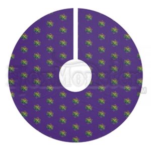 Rainbowflake pattern - Christmas Tree Skirts (purple)
