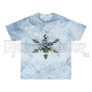 Grunge Snowflake - Unisex Color Blast T-Shirt