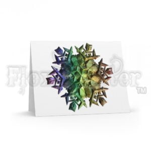 "Rainbowflake" - Greeting cards (8, 16, and 24 pcs)