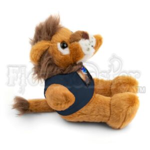 Aetherpunk Fox: “Bluezy” – Stuffed Animal with Shirt (choose bear, bunny, jaguar, lion, panda, or sheep)